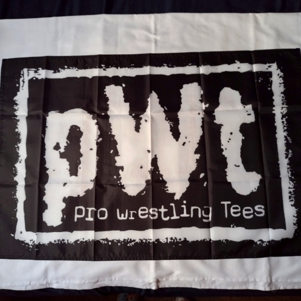 PWC Exclusive Pro Wrestling Tees PWT Flag nWo style 24x36in 2x3'